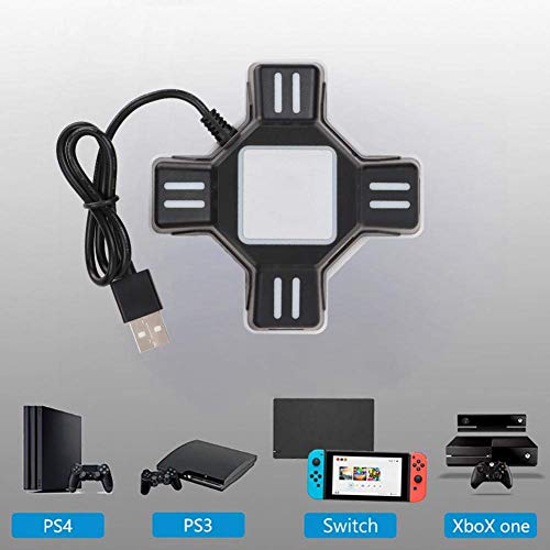 DAUERHAFT Convertidor de Gamepad para PS4 / PS4 Pro / PS4 Slim/XBOXOne/XBOXOne S/XBOXOne X / PS3 / PS3 Slim/Switch, Adaptador Convertidor de Teclado y Mouse