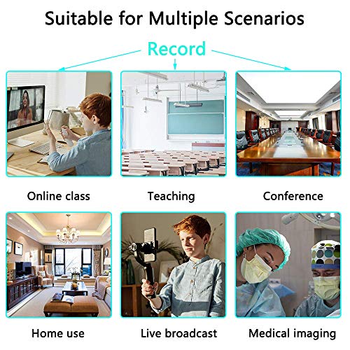 DDS-DUDES Tarjeta de captura de vídeo HDMI con entrada de micrófono de salida de audio, tarjeta de captura HDMI a salida USB 2.0 HD 4K 1080P vídeo para juegos, transmisión en vivo, grabación