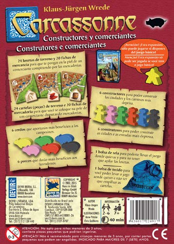 Devir - Carcassonne: Constructores y Comerciantes (BGCARCO)