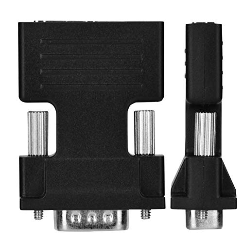 DEWIN Adaptador Convertidor,1080P HDMI Hembra a VGA Macho con Adaptador Convertidor de Salida de Audio para PC DV Tablet