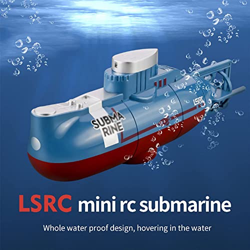 DFERGX Mini Submarino RC para Niños, Mini RC Eléctrico Remo Eléctrico Modelo Náutico Juguetes Barco De Control Remoto Juguete De Buceo Impermeable para Niños Y Niñas