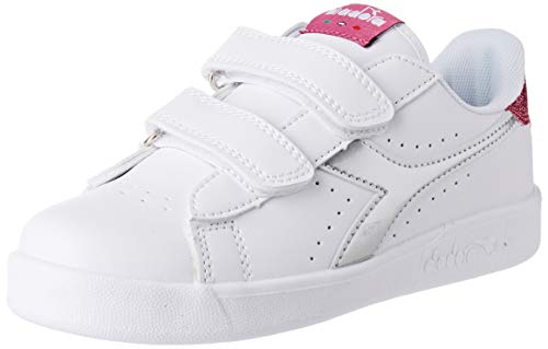Diadora Game P PS Girl, Patucos, Bianco C1639, 30 EU