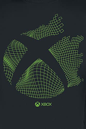 Difuzed Xbox - Camiseta de Manga Corta para Hombre, Negro, L