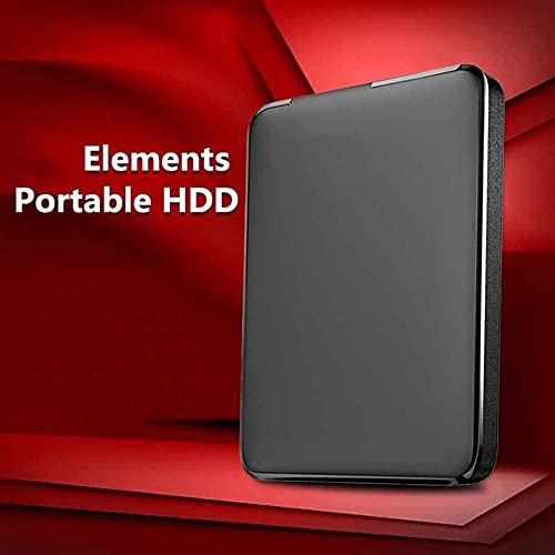 Disco duro externo Hdd Pro, disco duro móvil de 4 TB 2 TB 1 TB, antiincrustante, a prueba de polvo y resistente al agua, adecuado para PC de escritorio, portátil, tableta, Smart Tv, etc. (negro, 4 TB)