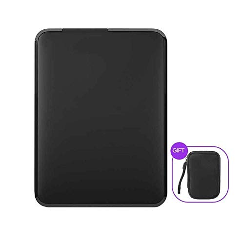 Disco duro externo Hdd Pro, disco duro móvil de 4 TB 2 TB 1 TB, antiincrustante, a prueba de polvo y resistente al agua, adecuado para PC de escritorio, portátil, tableta, Smart Tv, etc. (negro, 4 TB)