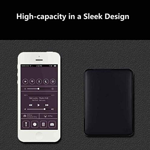 Disco duro externo Hdd Pro, disco duro móvil de 4 TB 2 TB 1 TB, antiincrustante, a prueba de polvo y resistente al agua, adecuado para PC de escritorio, portátil, tableta, Smart Tv, etc. (negro, 4 TB)