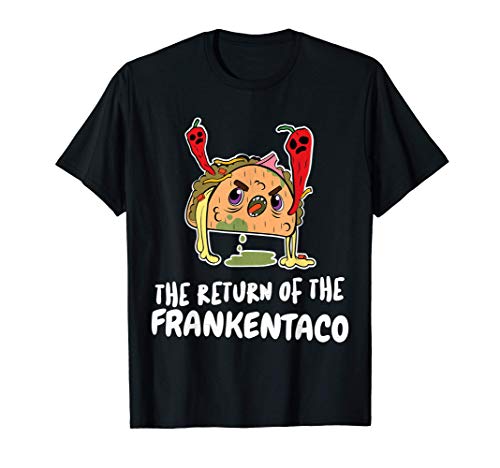 Disfraz de Frankenstein Taco divertido Halloween Camiseta