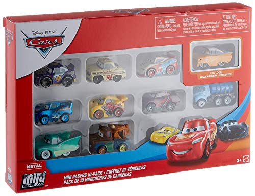 Disney Cars GKG70-GKG08 Cars Mini Racers 10 Pack ASST (modelo surtido)