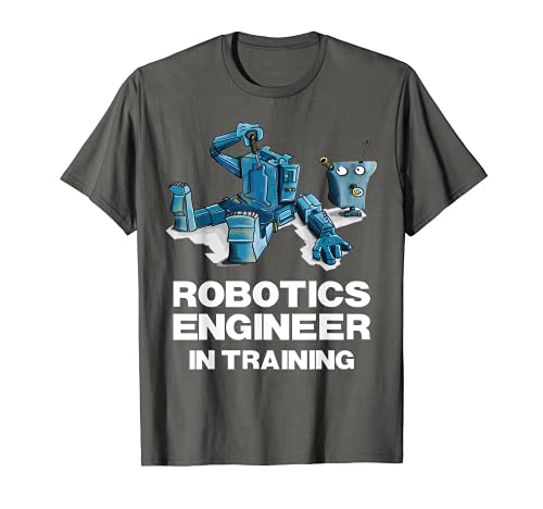 Divertida camiseta de robot para niños Robótica Ingeniero en Entrenamiento Tee Camiseta