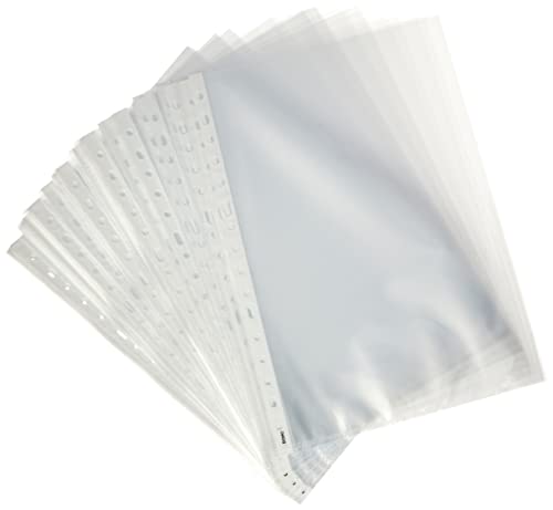 Dohe Basic - Pack de 100 fundas rugosas, multitaladro, folio, Plus