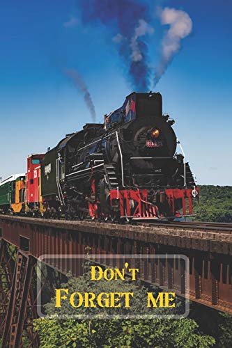 Don't Forget Me: Vintage Steam Trains,locomotive.Internet Password Logbook.Personal Address of websites, usernames, passwords notebook with ... printed format.Size 6x9 inches