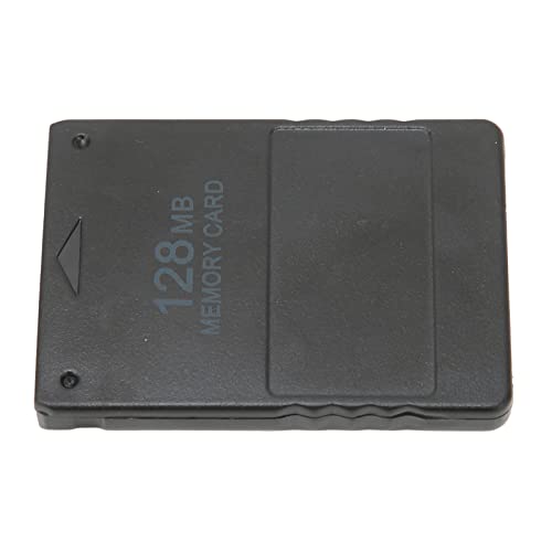 Dpofirs Tarjeta de Memoria para Consola de Juegos 2 en 1 Compatible con Todos los Juegos PS-2, Plug and Play, Tarjeta de Memoria Estable para Consola de Juegos PS2(128 MB)