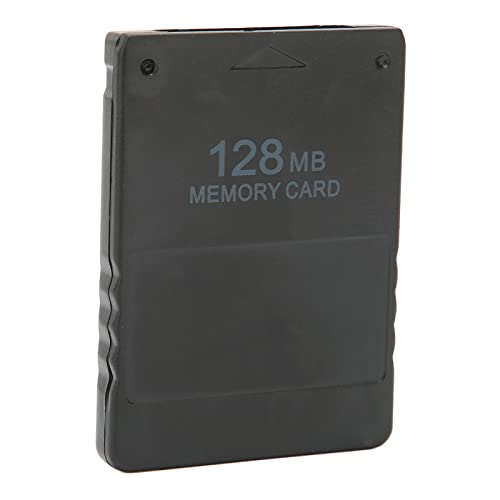 Dpofirs Tarjeta de Memoria para Consola de Juegos 2 en 1 Compatible con Todos los Juegos PS-2, Plug and Play, Tarjeta de Memoria Estable para Consola de Juegos PS2(128 MB)