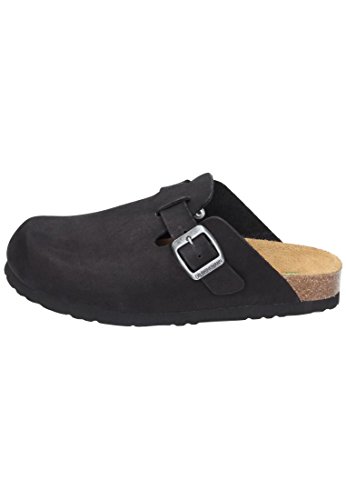 Dr. Brinkmann Clog, Zuecos Hombre, Negro Schwarz, 38 EU