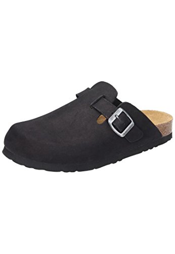 Dr. Brinkmann Clog, Zuecos Hombre, Negro Schwarz, 38 EU