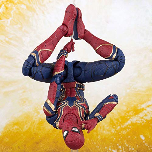 DS- Juguete Avengers Infinity War Iron Spider 15cm BJD Spiderman Super Hero Figura Modelo Juguetes para niños &&