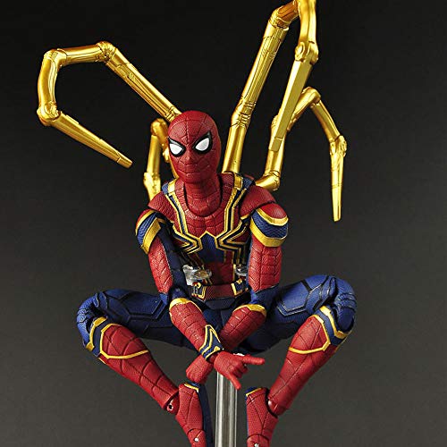 DS- Juguete Avengers Infinity War Iron Spider 15cm BJD Spiderman Super Hero Figura Modelo Juguetes para niños &&
