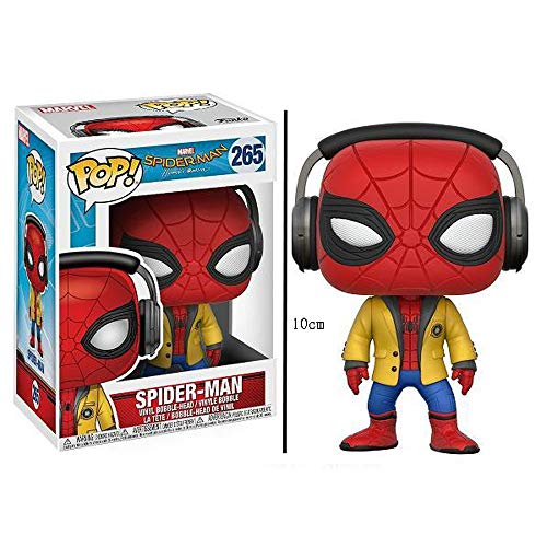 DS- Juguete Modelo - Auriculares Spider-Man (Spider-Man Homecoming) Funko Pop! Figura de Vinilo && (Color : A)
