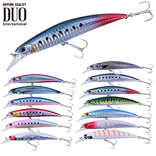 DUO Spearhead Ryuki 110S SW - Señuelo duro para agua salada (11 cm, 21 g, CBA0189 Sakura Sardine)