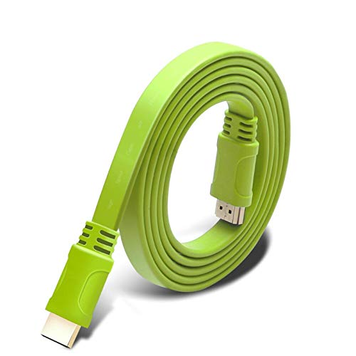 Duradero Cable HDMI Plana bañados en Oro Cable de Alta Velocidad 2.0 4K * 2K 3D HDMI Ultra HD Cable 60Hz 30Hz Consejo Cobre Libre de oxígeno Delgado 2M 3M 5M para BLU-Ray/TV Box/HDTV