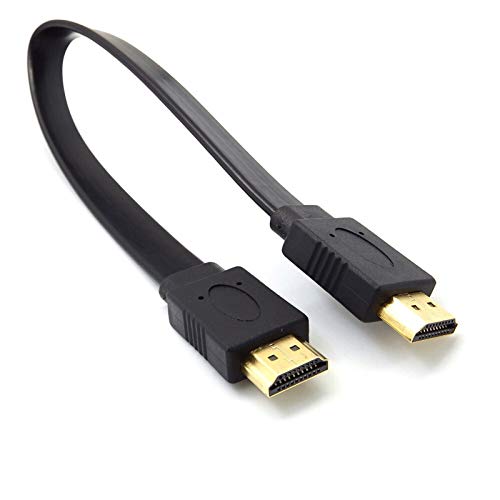 Duradero Full HD HDMI Macho Corto de Cable de Enchufe Masculino Cable Plano de Audio Video for la televisión de Alta definición for TV for PS4 Cables / PS3 para BLU-Ray/TV Box/HDTV