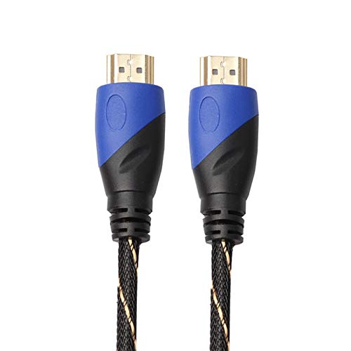 Duradero HDMI a los Cables AV Oro HDMI Cable 0.5M 1.8M 1M 3M 5M 8M 10M 15M Cable HDMI V1.4 Full HD 1080P 3D Plateado Planas for televisión de Alta definición LCD PS3 para BLU-Ray/TV Box/HDTV
