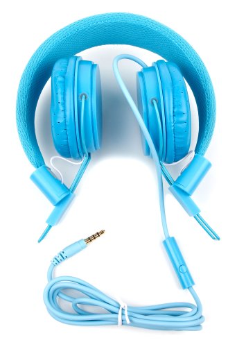 DURAGADGET Auriculares De Diadema Color Azul para Portátil HP Omen 15-dc0004ns, HP Pavilion 15-bc400ns
