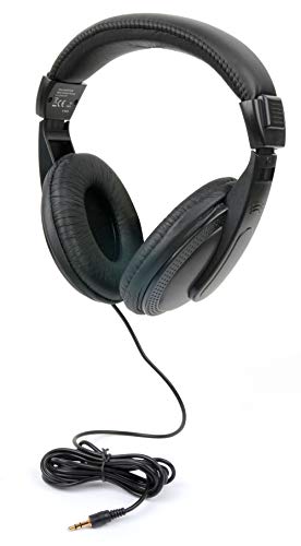 DURAGADGET Auriculares De Diadema Compatible con Portátil HP Omen 15-dc0004ns, HP Pavilion 15-bc400ns - Negro Y Gris