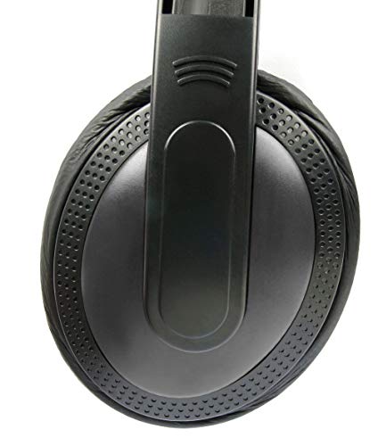 DURAGADGET Auriculares De Diadema Compatible con Portátil HP Omen 15-dc0004ns, HP Pavilion 15-bc400ns - Negro Y Gris