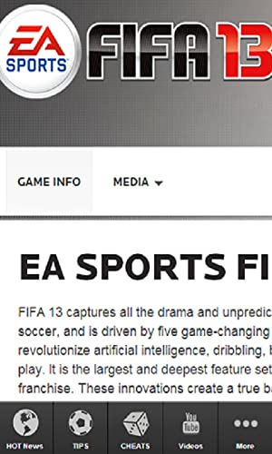 EA Sports FIFA 13 Tips and Tricks Android App
