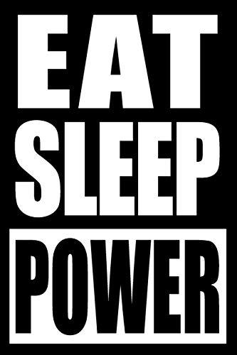 Eat Sleep Power | Gift Notebook for a Nuclear Power Station Operator, Medium Ruled Journal