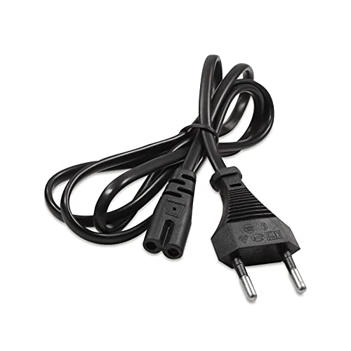 Eaxus® Cable de alimentación adecuado para PlayStation 2 / PS2 Slim - Fuente de alimentación compatible con PS2