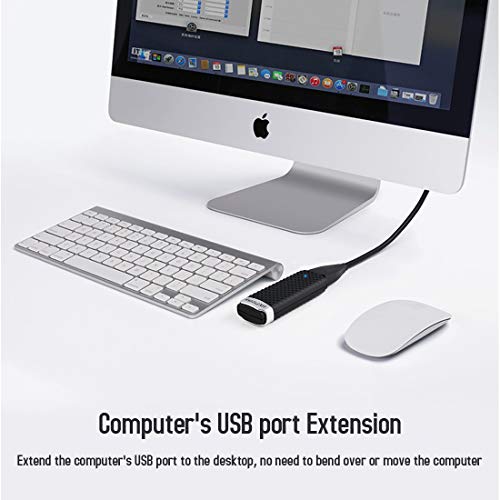 EDUP LOVE M-1200AR Adaptador WiFi USB 3.0 AC1300Mbps para PC, Adaptador de Red inalámbrico de Banda Dual 5GHz 2.4GHz para Mac OS 10.6-10.15, Windows XP,10,8.1,7, Vista