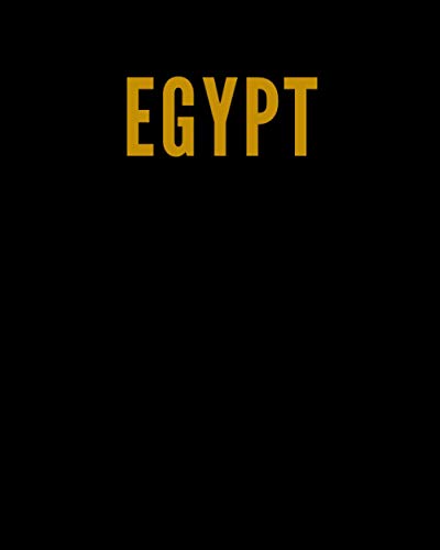 EGYPT: A Decorative GOLD and BLACK Designer Book For Coffee Table Decor and Shelves | You Can Stylishly Stack Books Together For A Chic Modern Display ... Stylish Home or Office Interior Design Ideas