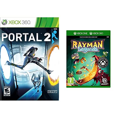 Electronic Arts Portal 2 Juego + Ubisoft Rayman Legends, Xbox 360 Juego (Xbox 360, Xbox 360, Plataforma, E10 + (Everyone 10 + ))