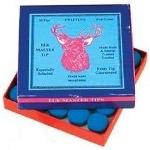 Elk Master 13mm Pool Billiard Cue Tips - Set of 5 by Elk-Master