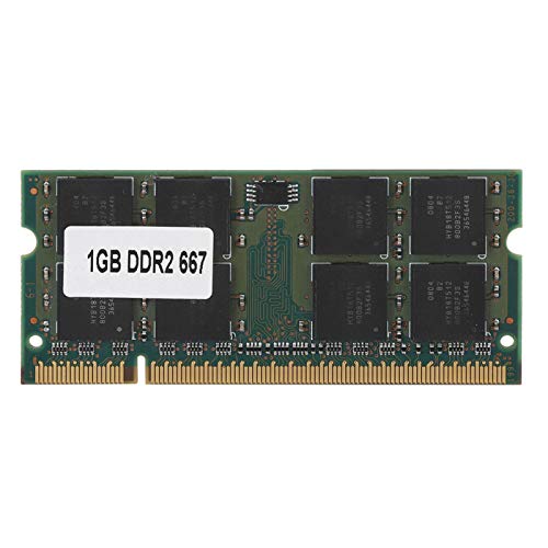 Elprico 1GB Módulo de Memoria DDR2 de Gran Capacidad, transmisión rápida de Datos 1GB 667MHZ DDR2 RAM, Notebook Memoria Totalmente Compatible para Intel/AMD