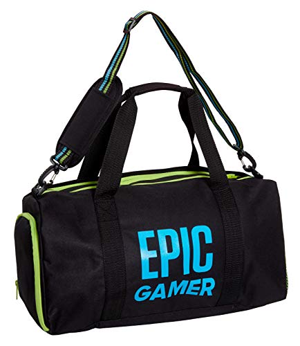 Epic Gamer - Bolsa de deporte para adultos y niños, bolsa de gimnasio con correas para el hombro