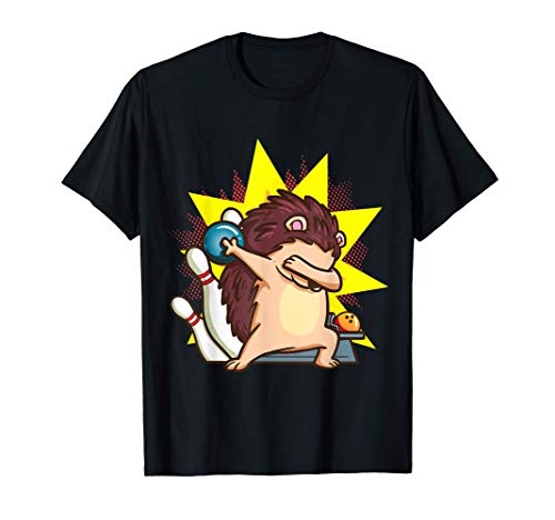 Erizo Bowling Niños Shirt Animales Camisa Partido Regalo Camiseta