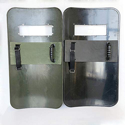 Escudo antidisturbios Escudo de Defensa policial Escudo de protección Escudo antidisturbios Material plástico de PC Equipo de protección para el hogar Accesorios para Fiestas navideñas,Cosplay