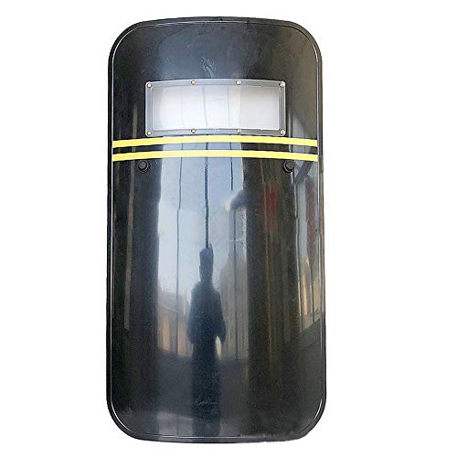 Escudo antidisturbios Escudo de Defensa policial Escudo de protección Escudo antidisturbios Material plástico de PC Equipo de protección para el hogar Accesorios para Fiestas navideñas,Cosplay