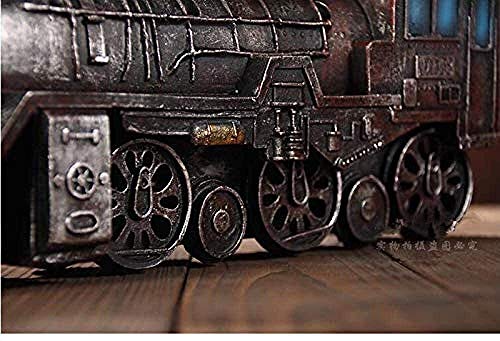 Estatua Escultura Decoración Colección de artesanías Regalo Living Interior Estatua Retro Steam Modelo Escritorio Joyas Adorno Regalo de inauguración Presente 1216