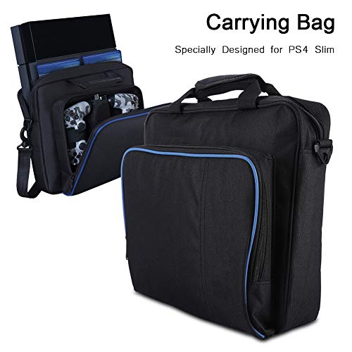 Estuche de transporte para consola de juegos, bolsa protectora portátil Estuche antichoque a prueba de polvo Bolsa de transporte Bolso de viaje para PlayStation4 PS4 Slim,estuche de viaje para almace