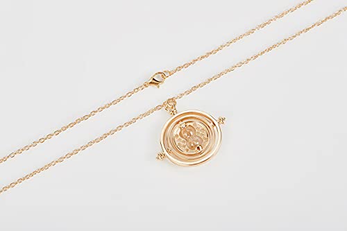 EUFANCE Reloj de Arena Collar 360 DegreeTime Theme Giratorio Niños Regalo Tiempo Colgante Turner Collar Colgante