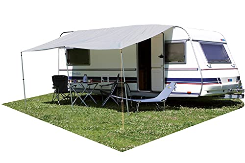 Euro Trail soleil toit Basic 400 x 240 cm Auvent pour caravane soleil Gris
