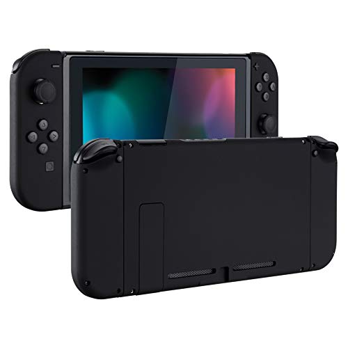 eXtremeRate Carcasa para Nintendo Switch,Funda Completa para Nintendo Switch Consola Joy-con Control Shell de Bricolaje reemplazable con Botón Completo (Negro)