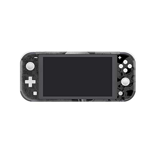 eXtremeRate - Juego Completo de Adhesivos para Nintendo Switch Lite/NSL Console, diseño de Calavera Gris