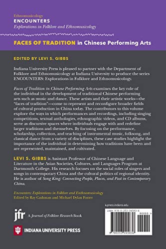 Faces of Tradition in Chinese Performing Arts (Encounters: Explorations in Folklore and Ethnomusicology)