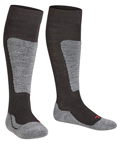 Falke Active Ski K KH Calcetines de esquí, Negro (Black 3000), 27-30 Unisex niños