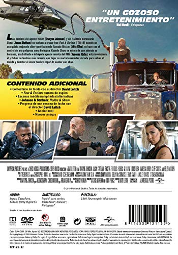Fast & Furious: Hobbs & Shaw [DVD]